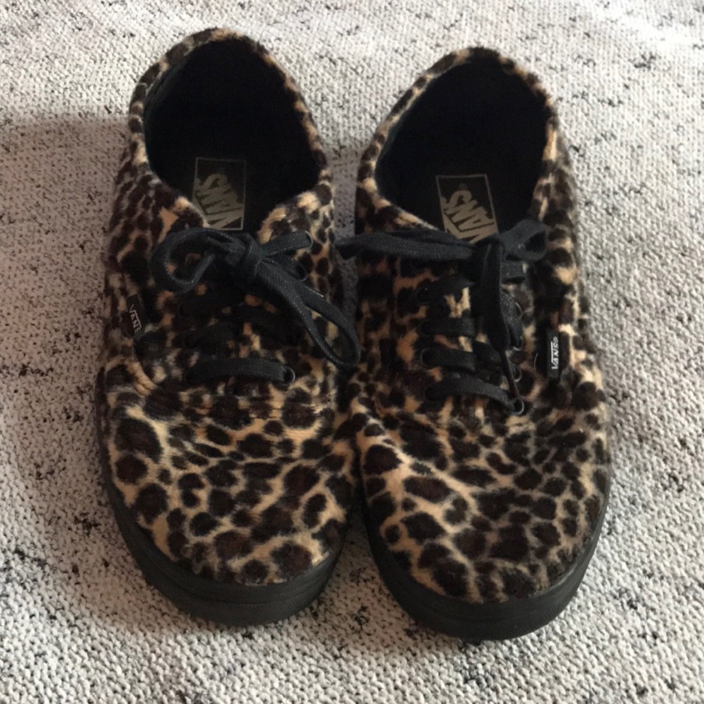 Cheetah print Vans
